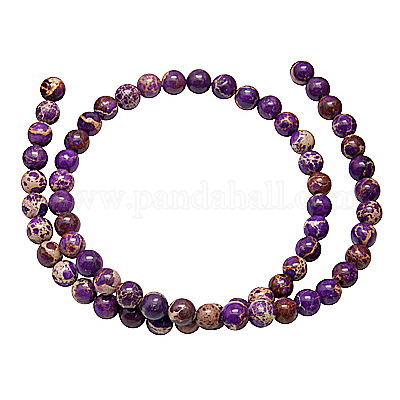 Синтетические имперские нитки из бисера яшмы&nbsp;G-H014-7-1