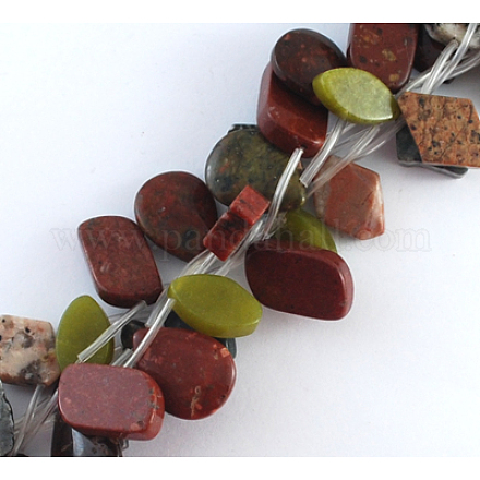Natural Assorted Gemstone Beads Strands G-AB101-1