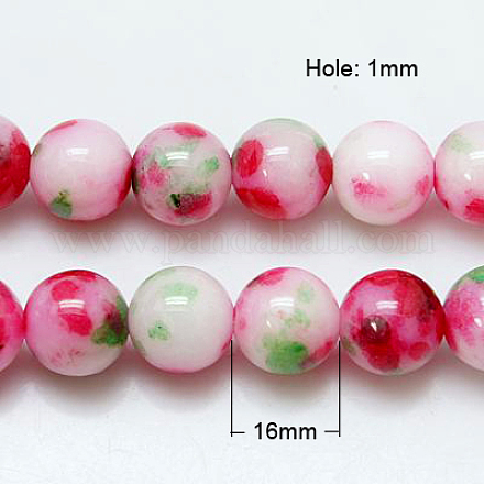 Natural Gemstone Beads Strands G-G032-16mm-06-1