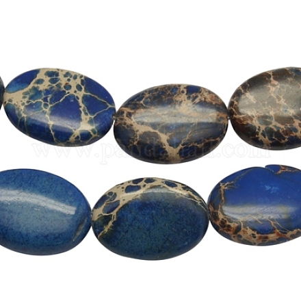Synthetic Imperial Jasper Beads G-H019-1-1