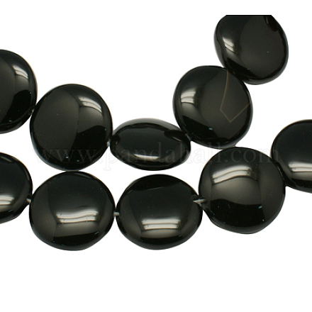Brins de perles d'onyx noir naturel G-H1310-1-1