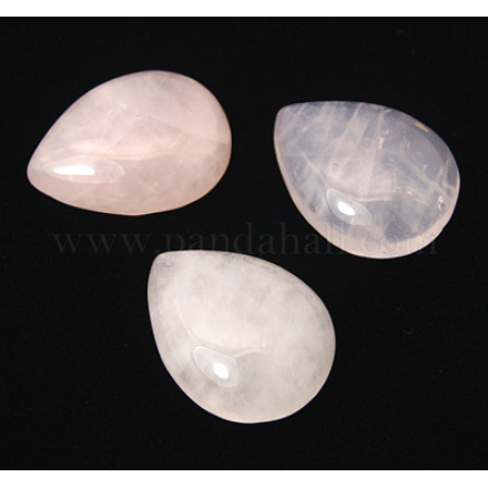 Cabochons de quartz rose naturel G-H1524-1-1
