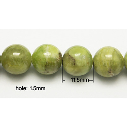 Chapelets de perles en péridot naturel G-N165-4-1
