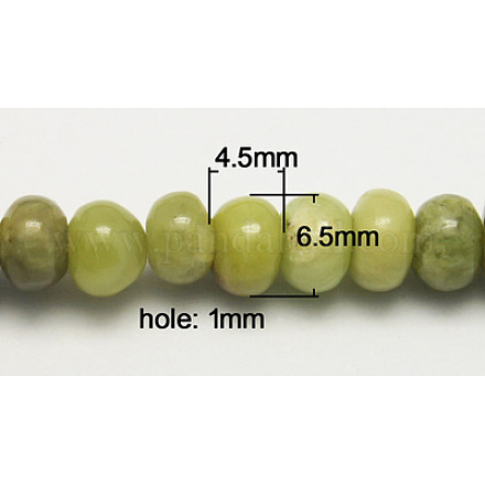 Natürlichen Peridot Perlen Stränge G-N165-8-1