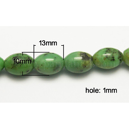 Australia cuentas de jade / Chrysoprase hebras naturales G-N166-17-1
