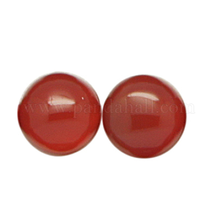 Rosso naturale agata cabochon G-N195-15-1