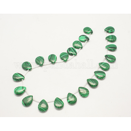 Synthetic Malachite Beads Strands G-Q636-1