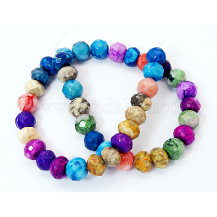 Crazy Agate Beads Strands G-Q643-1