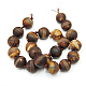 Natural Agate Beads Strands G-G040-6mm-1-2