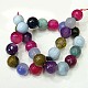 Natural Agate Beads Strands G-G049-8mm-3-2