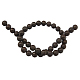 Natural Snowflake Obsidian Beads G-GR10MM-009-2