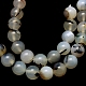 Natural Gray Agate Beads Strands G-GR10MM-221A-1