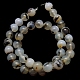 Natural Gray Agate Beads Strands G-GR10MM-221A-2