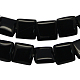 Natural Black Onyx Beads Strands G-H010-35-1