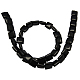 Natural Black Onyx Beads Strands G-H010-35-2