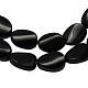 Natural Black Onyx Beads Strands G-H010-47-1
