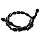 Natural Black Onyx Beads Strands G-H010-47-2