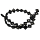 Natural Black Onyx Beads Strands G-H010-81-2