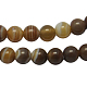 Natural Striped Agate/Banded Agate Beads Strands G-H011-25-1