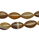 Natural Striped Agate/Banded Agate Beads Strands G-H011-7-1