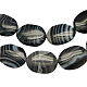 Natural Striped Agate/Banded Agate Beads Strands G-H013-10-1
