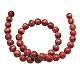 Brins de perles de jaspe impérial synthétiques G-H014-3-1-2