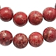 Brins de perles de jaspe impérial synthétiques G-H014-3-2-1