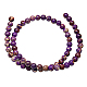 Brins de perles de jaspe impérial synthétiques G-H014-7-2