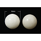 Natürliche weiße Jade Perlen G-H1536-2-1