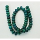 Perles de turquoise jaune naturel G-N001-47-2