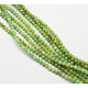Natur Serpentin Perlen Stränge G-N166-1-2