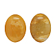 Cabochons jaunes naturels de jade G-N211-27-1