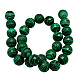 Chapelets de perles en malachite synthétique G-Q043-6-2