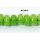 Chapelets de perles de jade blanche naturelle G-Q649-12-2