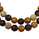 Natural Mookaite Bead Strands G-SF12MM-41-1