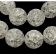 Chapelets de perles en quartz craquelé synthétique G-SF14MM-44-1