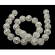 Chapelets de perles en quartz craquelé synthétique G-SF14MM-44-2