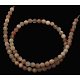 Natural Sunstone Beads Strands G-SF6MM-41-2