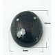 Natural Snowflake Obsidian Cabochons G-SNOW10x8x4-1