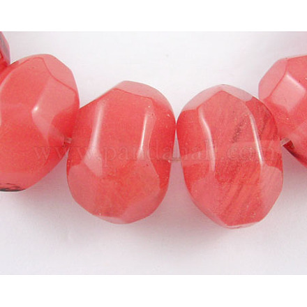 Cherry Quartz Glass Beads Strands G051-1
