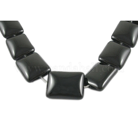 Natural Black Onyx Beads Strands G143-1-1