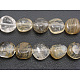 Los abalorios de café de cristal de piedra sandía hebras G364-62-1