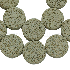 Бусы из натуральной лавы G538-3