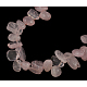 Chapelets de perles en quartz rose naturel G505-034-2