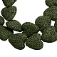 Окрашенные бусины из натурального камня лавы G917-10-1