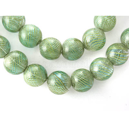15inch Handmade Blown Glass Beads Strands GBH003-6-1