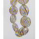 16~17inch Handmade Blown Glass Beads Strands GBH002-8-1