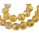 Chapelets de perles en verre GF12mm13Y-AB-1