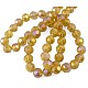 Chapelets de perles en verre GF12mm13Y-AB-2