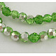 13inch Faceted Glass Beads Strands GF4mmC17S-1